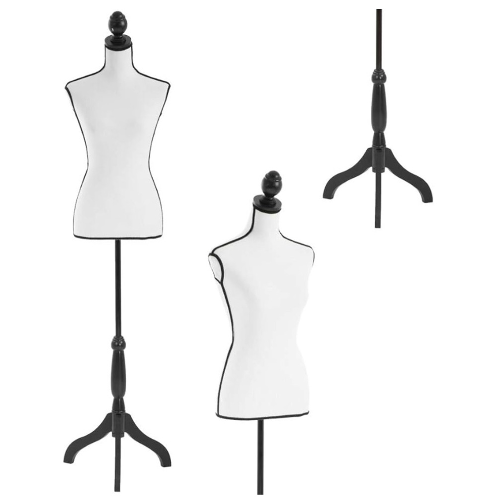 NIB Adjustable Cream Torso Mannequin 
Display Stand